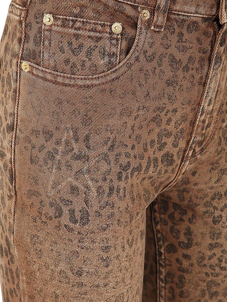 商品Golden Goose|Golden Goose Deluxe Brand Leopard Printed Flared Jeans,价格¥1915,第4张图片详细描述