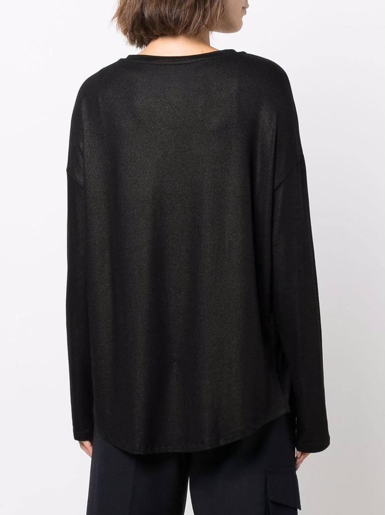 商品MAJESTIC FILATURES|Majestic Sweaters Black,价格¥978,第6张图片详细描述