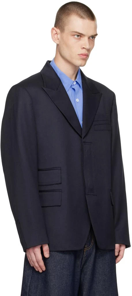 商品ADER error|Navy Peaked Lapel Blazer,价格¥1488,第2张图片详细描述