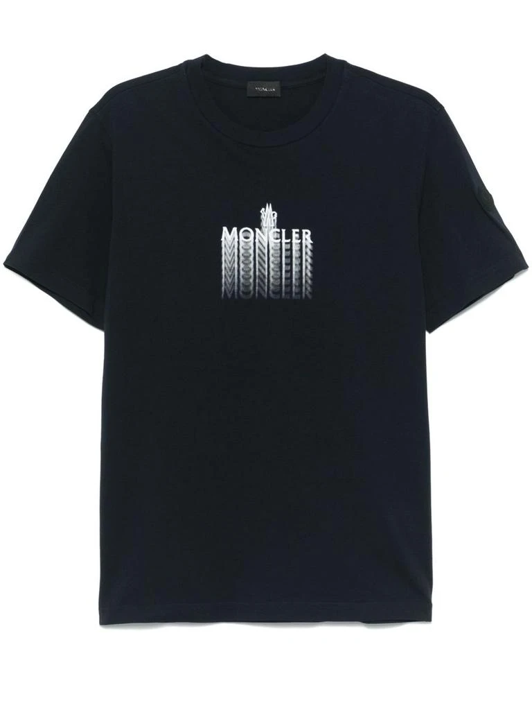 商品Moncler|MONCLER - Logo Cotton T-shirt,价格¥2948,第1张图片