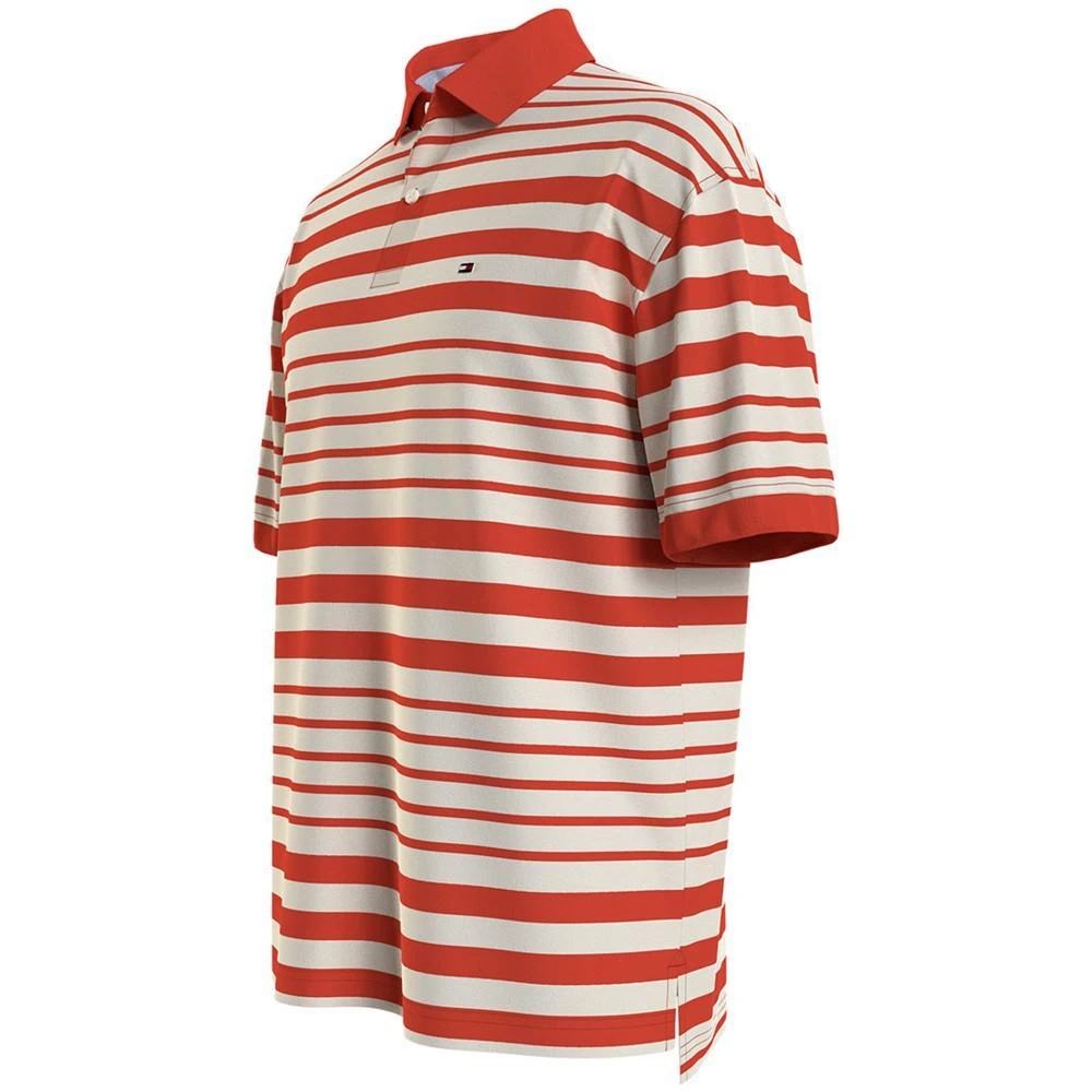 商品Tommy Hilfiger|Men's Big & Tall Nautical Stripe Oversized-Fit Polo,价格¥404,第3张图片详细描述