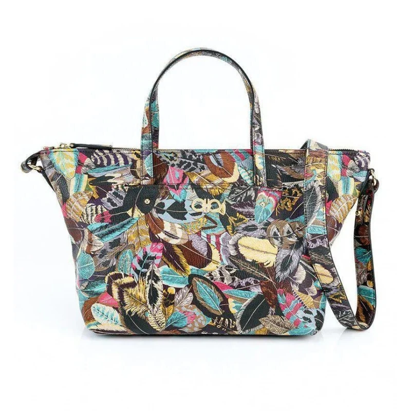 商品Salvatore Ferragamo|SALVATORE FERRAGAMO 拼色女士单肩包 21-F644-636850,价格¥2172,第1张图片