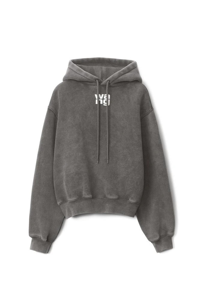 商品Alexander Wang|PUFF LOGO HOODIE IN TERRY,价格¥1451,第1张图片