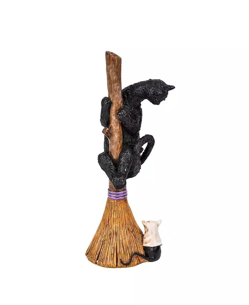 商品National Tree Company|13" Halloween Cat Climbing Broom,价格¥237,第1张图片