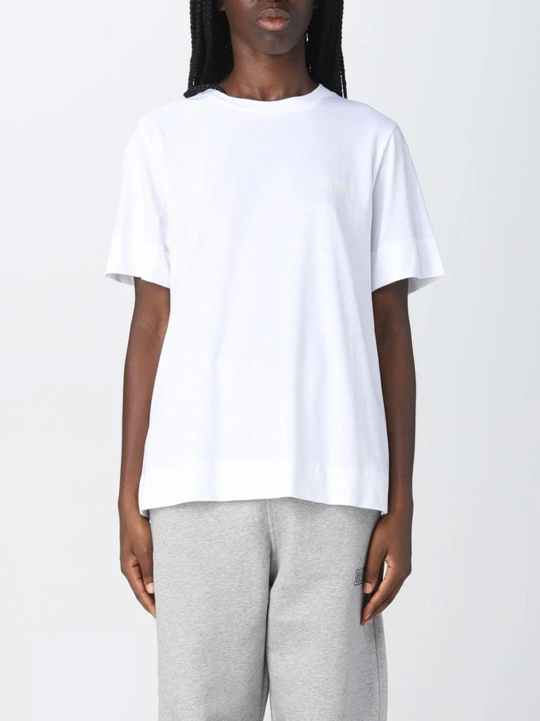 商品Ganni|Ganni basic t-shirt with mini logo,价格¥435,第1张图片