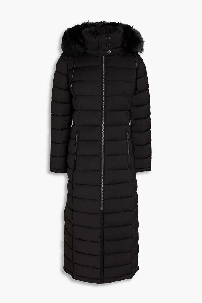 商品DKNY|Faux fur-trimmed quilted shell hooded coat,价格¥1272,第3张图片详细描述