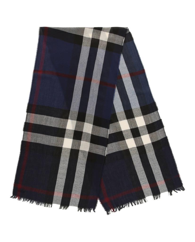 商品Burberry|Cashmere and Wool Check Scarf,价格¥1908,第4张图片详细描述