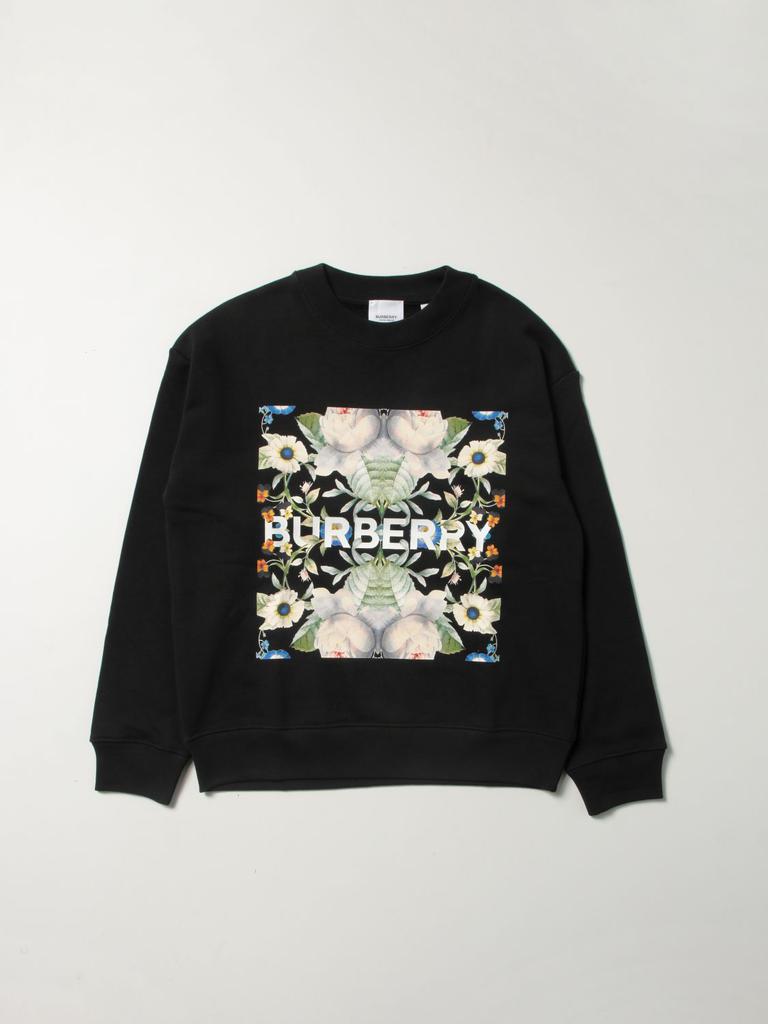 Burberry cotton sweatshirt with collage print商品第1张图片规格展示