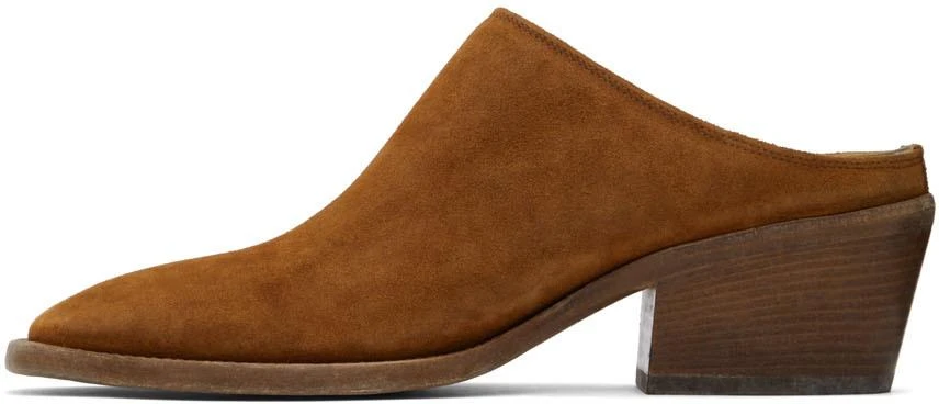 商品Acne Studios|Tan Suede Mules,价格¥2339,第3张图片详细描述