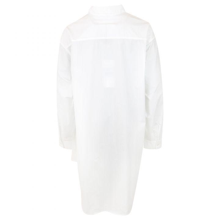 商品MAISON MARGIELA|White Logo Shirt Dress,价格¥638,第5张图片详细描述