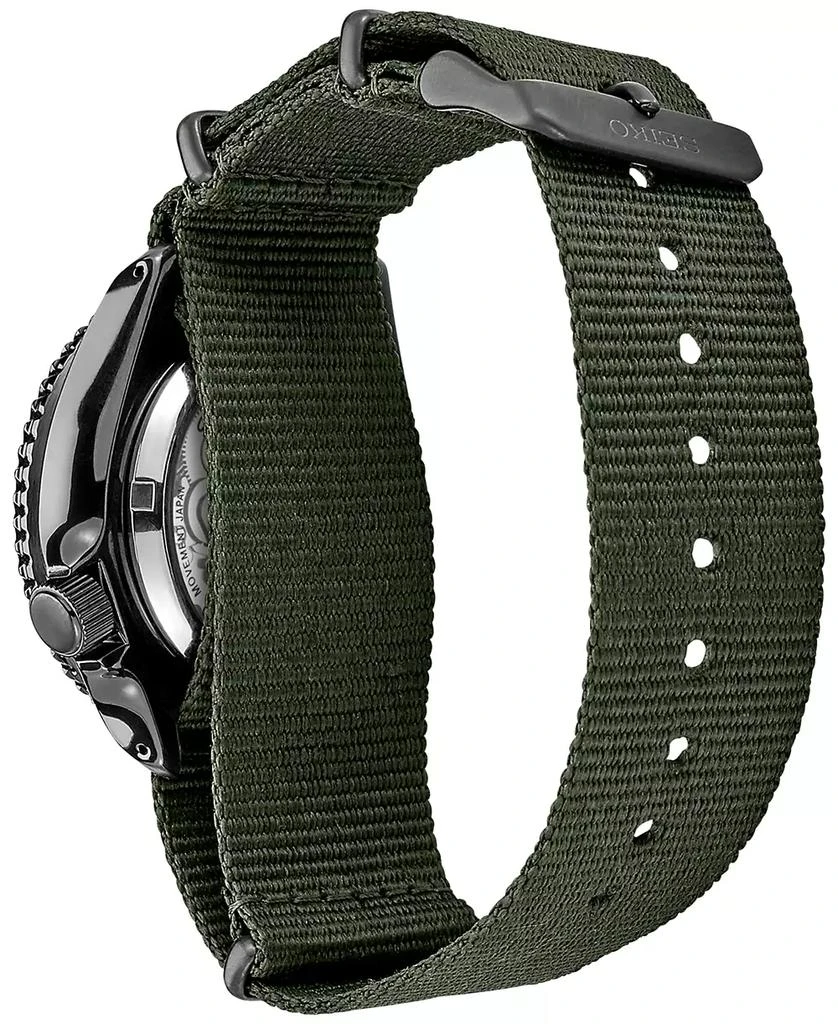 商品Seiko|运动绿色尼龙表带手表,价格¥2679,第4张图片详细描述