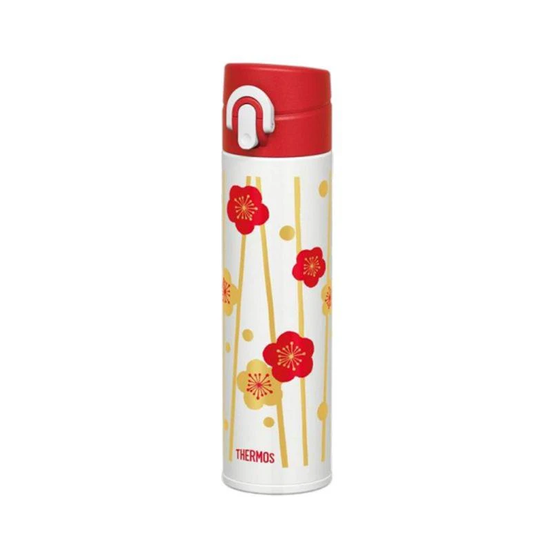 商品Thermos|日本直邮膳魔师真空隔热一键式水杯0.4L梅JOA-402UME,价格¥814,第1张图片