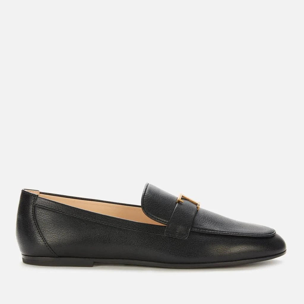 商品[国内直发] Tod's|【36 码】Tod's Women's Gomma Leather Loafers - Black,价格¥2978,第1张图片