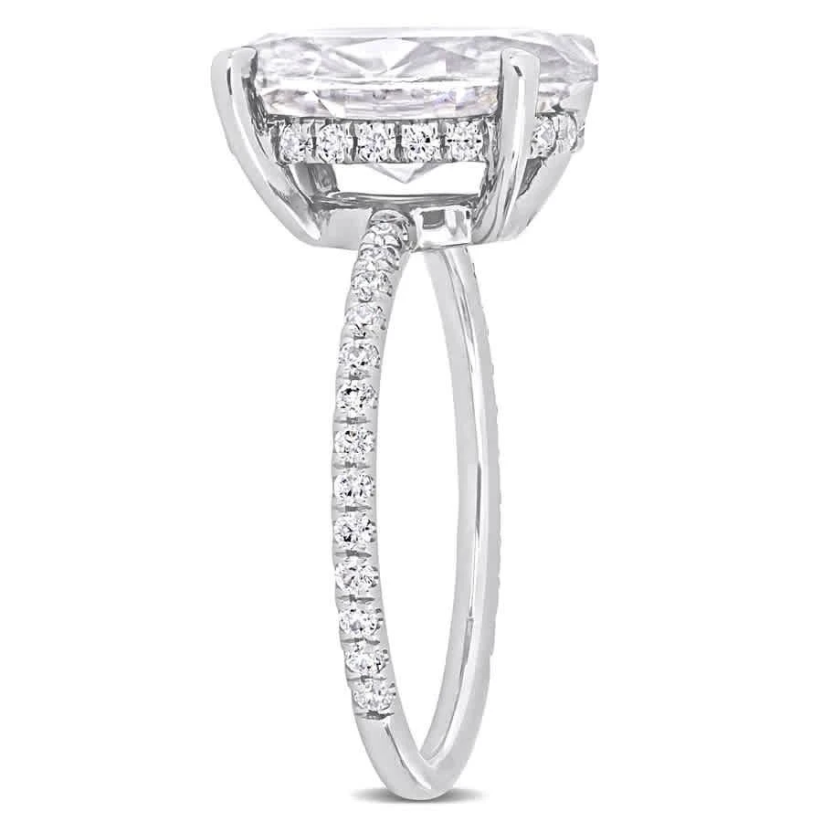 商品Amour|4 7/8 CT TGW Created Moissanite-White Fashion Ring 10k White Gold,价格¥4277,第2张图片详细描述