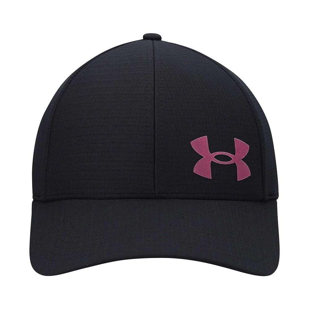 商品Under Armour|Men's Black Flawless Logo Performance Flex Hat-DNU,价格¥223,第2张图片详细描述