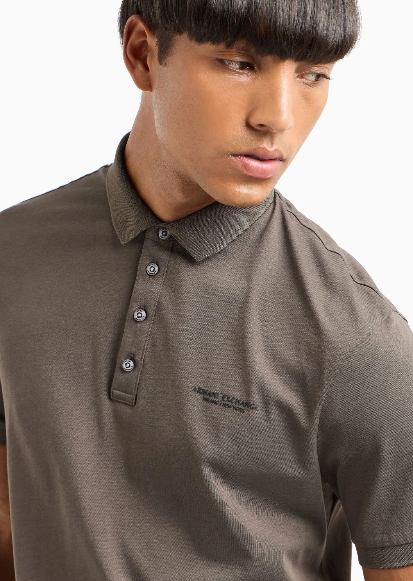 商品【商品预售7天】 Armani Exchange|Armani Exchange 男士T恤 8NZF80Z8H4Z1897 绿色,价格¥558,第5张图片详细描述