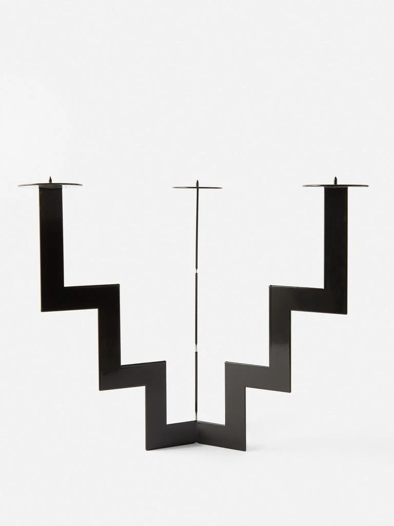 商品Jermaine Gallacher|Zigzag steel candelabra,价格¥2405,第1张图片