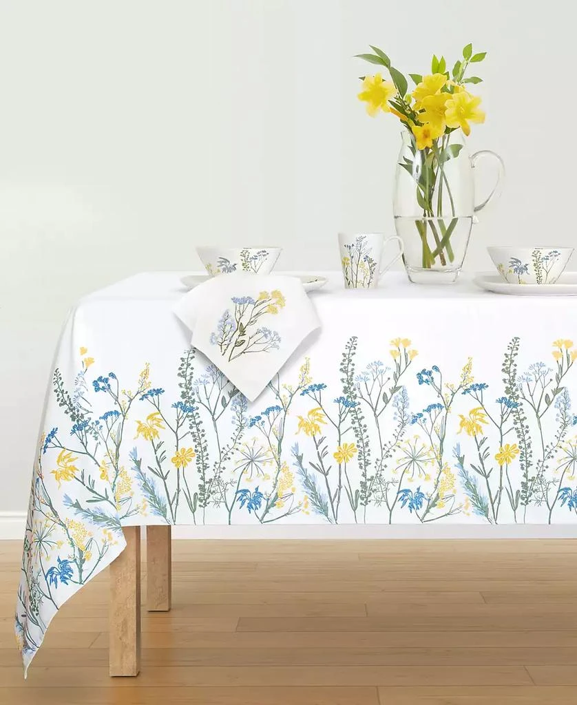 商品Lenox|Wildflower Border Rectangular Tablecloth, 60" x 120",价格¥240,第2张图片详细描述