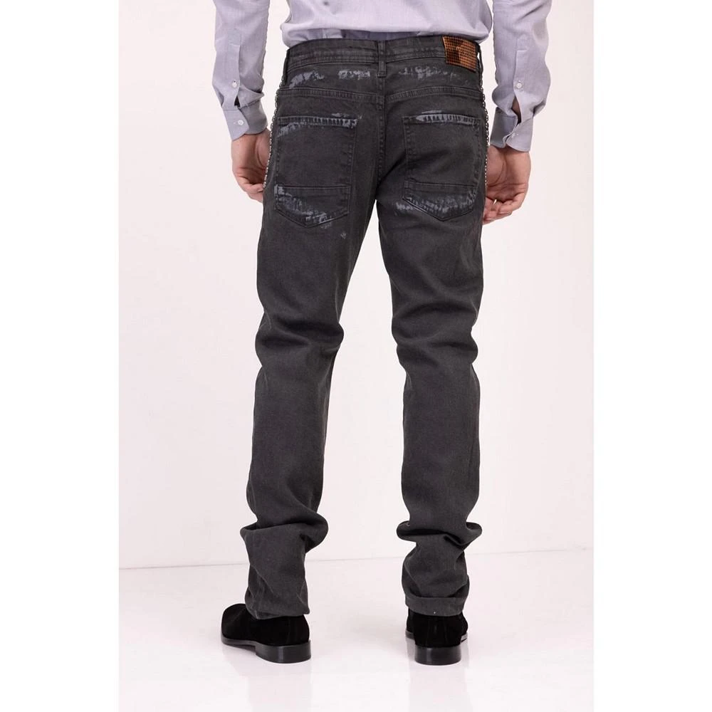 商品RON TOMSON|Men's Modern Swiped Denim Jeans,价格¥1410,第2张图片详细描述