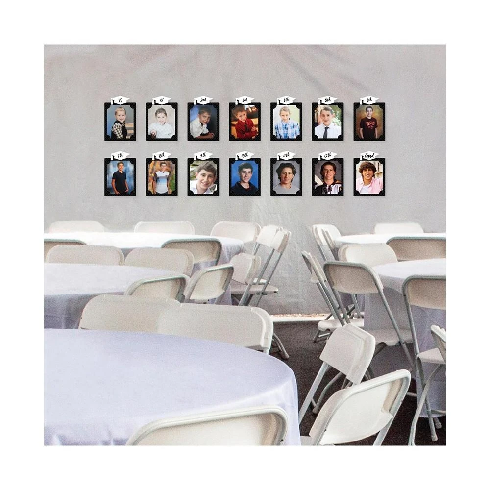 商品Big Dot of Happiness|Black & White Grad - Best is Yet to Come 8 x 10" Photo Holder Picturific Display,价格¥224,第3张图片详细描述