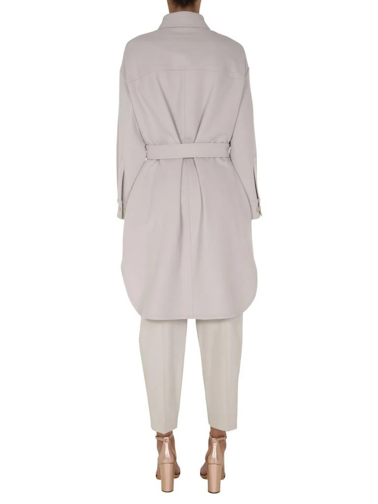 商品Brunello Cucinelli|Brunello Cucinelli Belted Coat,价格¥18540,第4张图片详细描述