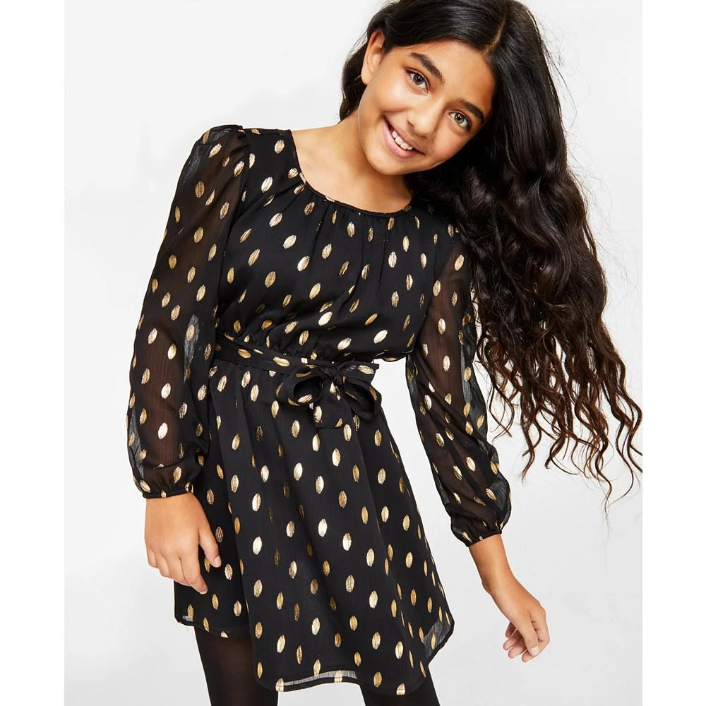 商品INC International|Mommy and Me Big Girls Printed Long-Sleeve Dress, Created for Macy's,价格¥134,第3张图片详细描述