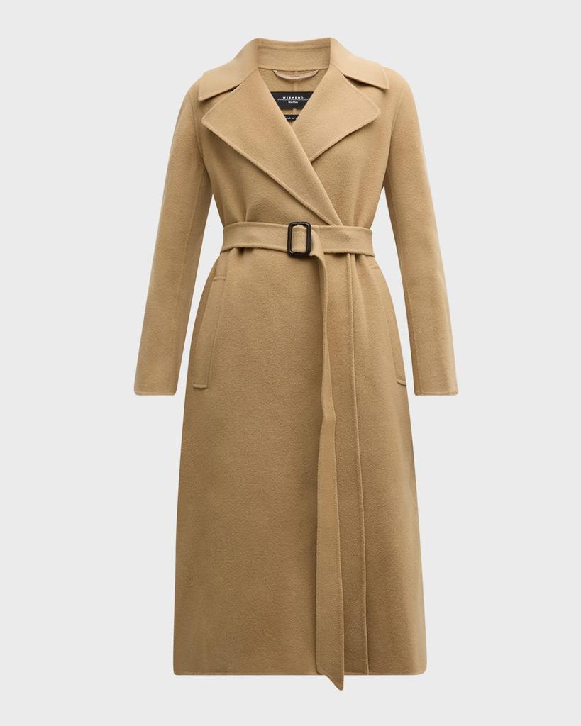 コート Weekend Camel Stretch Polyester Blend Fauto Trench Coat Weekend by Maxmara Candida Beige Trench Coat in Natural | Lyst