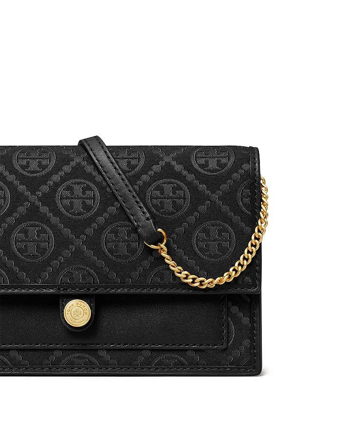 商品Tory Burch|T Monogram Jacquard Wallet Crossbody,价格¥2469,第4张图片详细描述