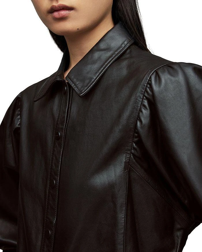 商品ALL SAINTS|Bella Leather Shirt,价格¥1700,第5张图片详细描述