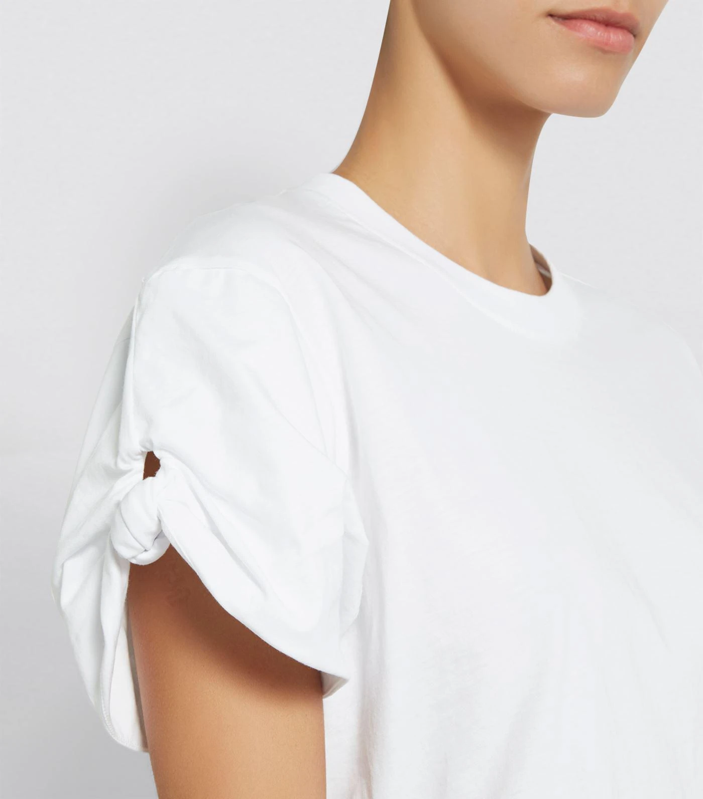 商品Victoria Beckham|Knotted Sleeve T-Shirt,价格¥1229,第3张图片详细描述