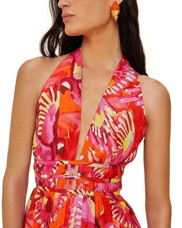 商品Farm Rio|Flying Birds Halter Mini Dress,价格¥1411,第3张图片详细描述