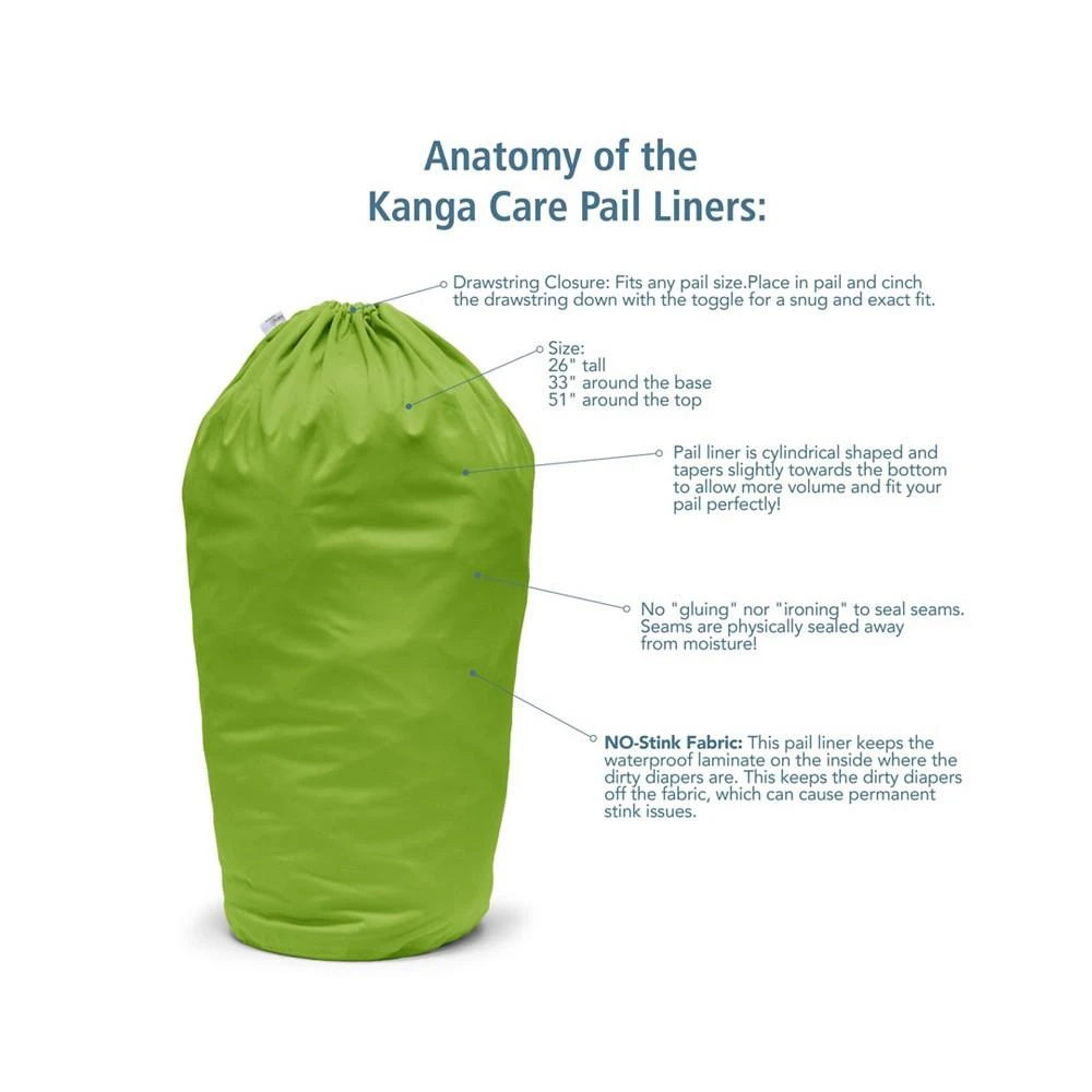 商品Kanga Care|Reusable Diaper Pail  Liner,价格¥150,第3张图片详细描述