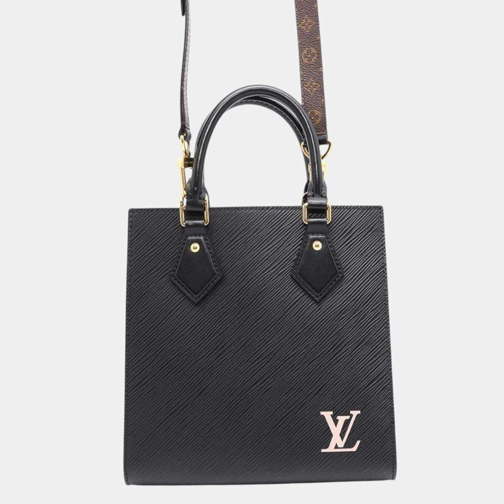 商品[二手商品] Louis Vuitton|Louis Vuitton Noir Epi Leather Sac Plat bag Size Bb,价格¥16867,第1张图片