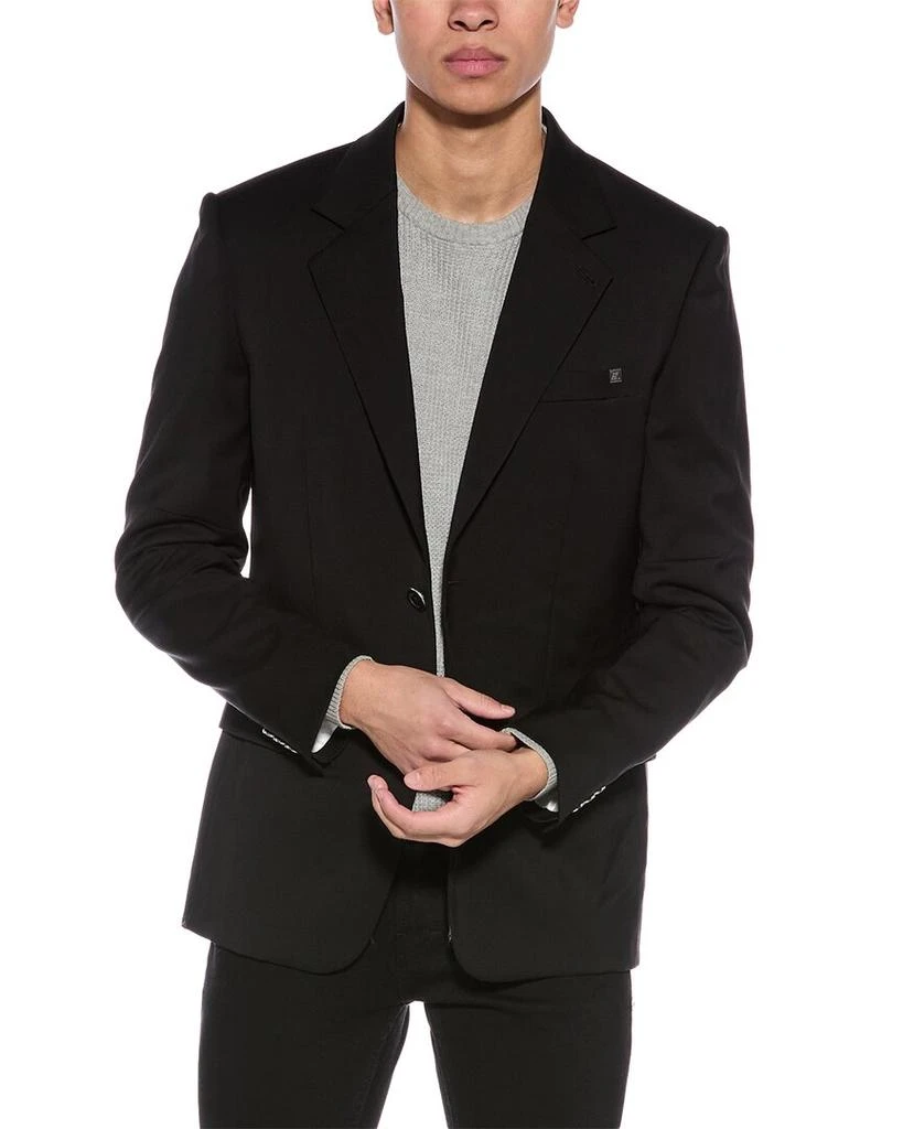 商品Helmut Lang|Curve Classic Wool Blazer,价格¥2278,第1张图片