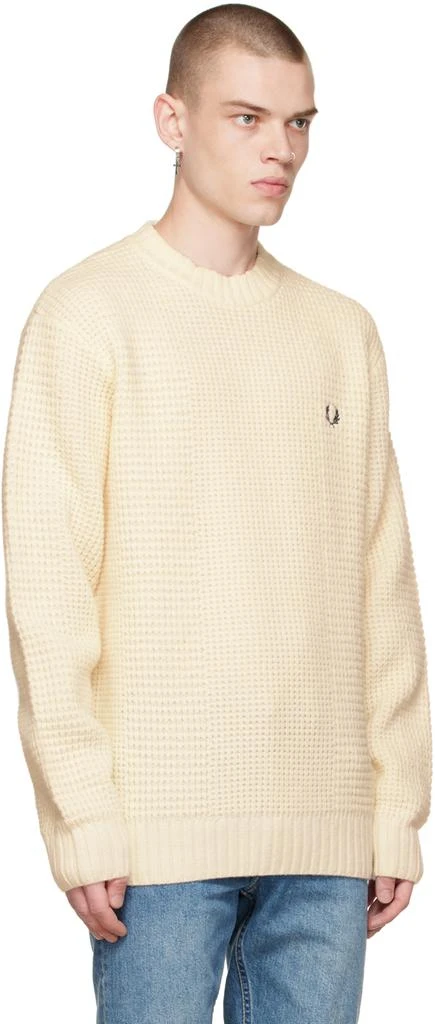 商品Fred Perry|Off-White Textured Sweater,价格¥661,第2张图片详细描述