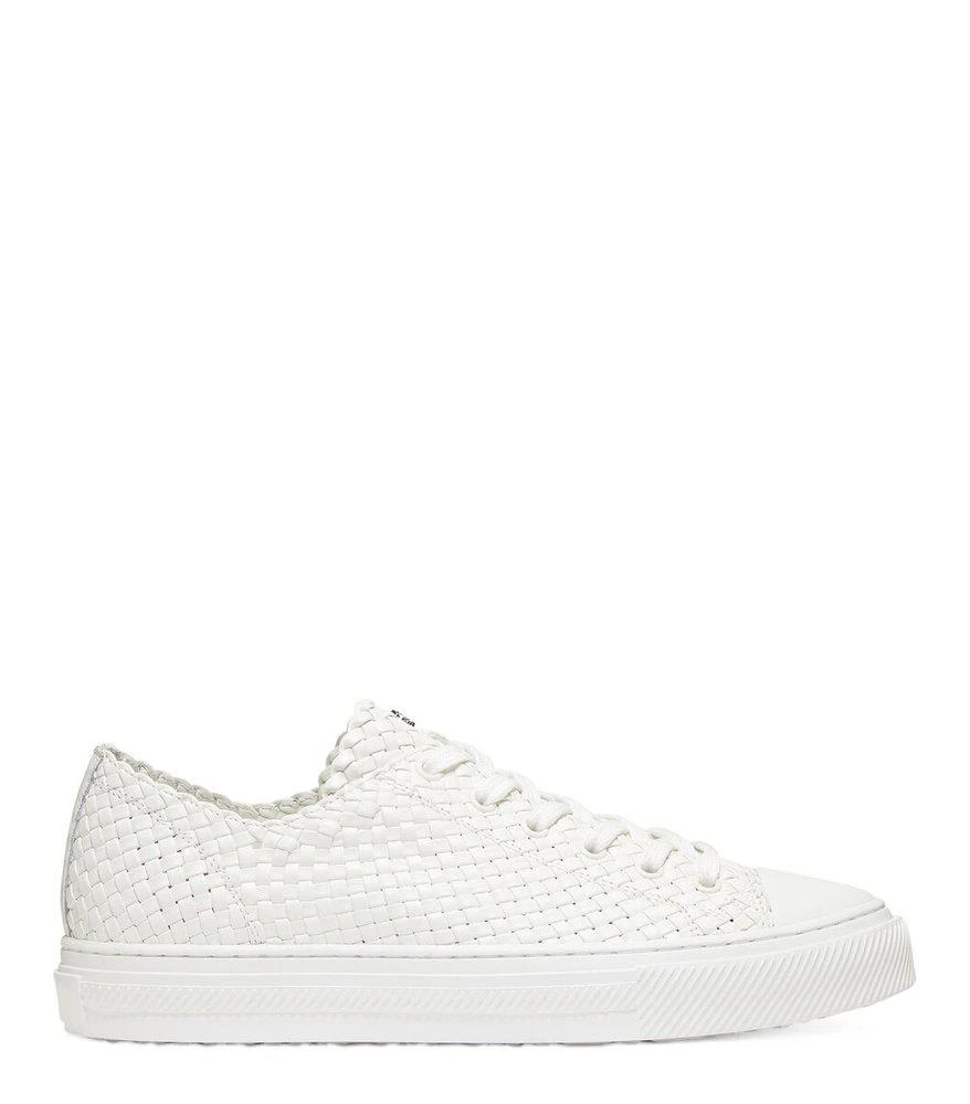 商品Stuart Weitzman|Stuart Weitzman Wova Woven Low-Top Sneakers,价格¥1914,第1张图片