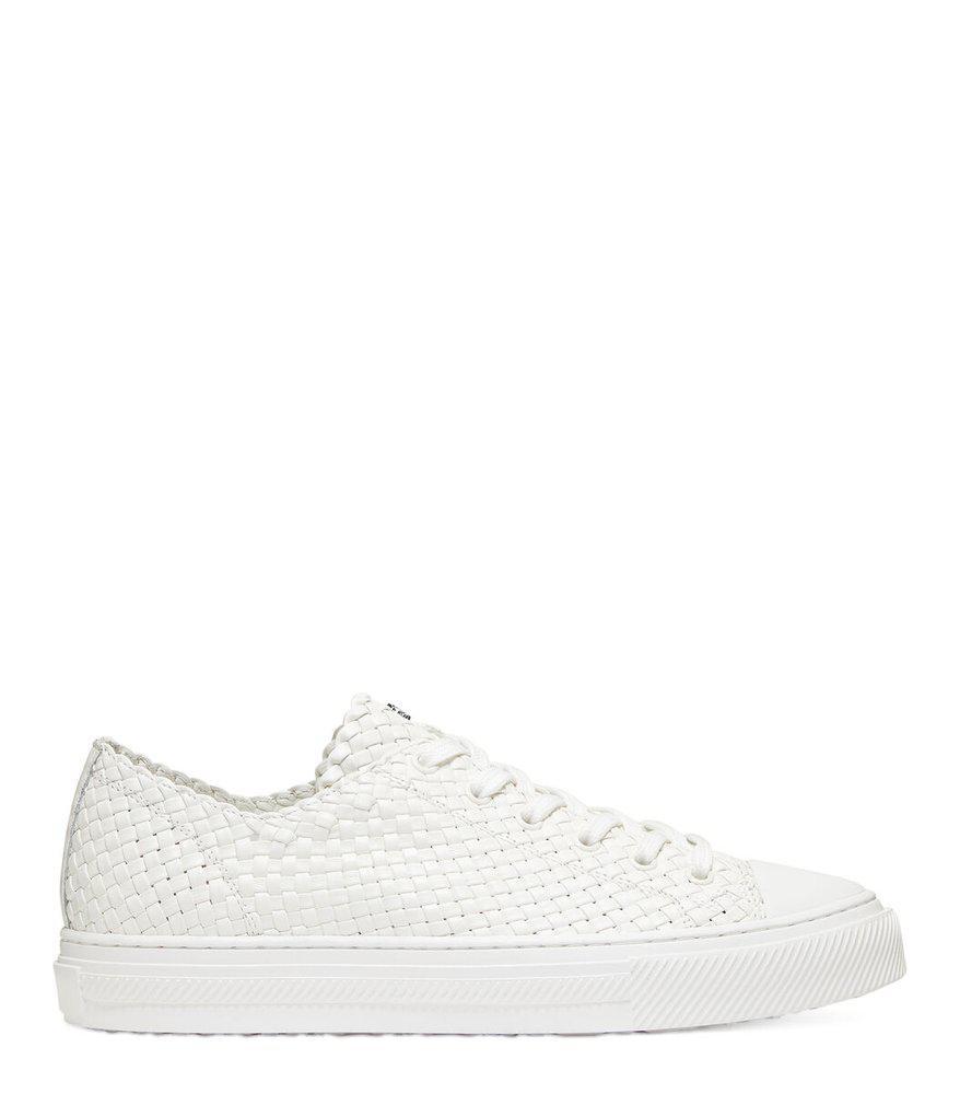 商品Stuart Weitzman|Stuart Weitzman Wova Woven Low-Top Sneakers,价格¥1929,第1张图片