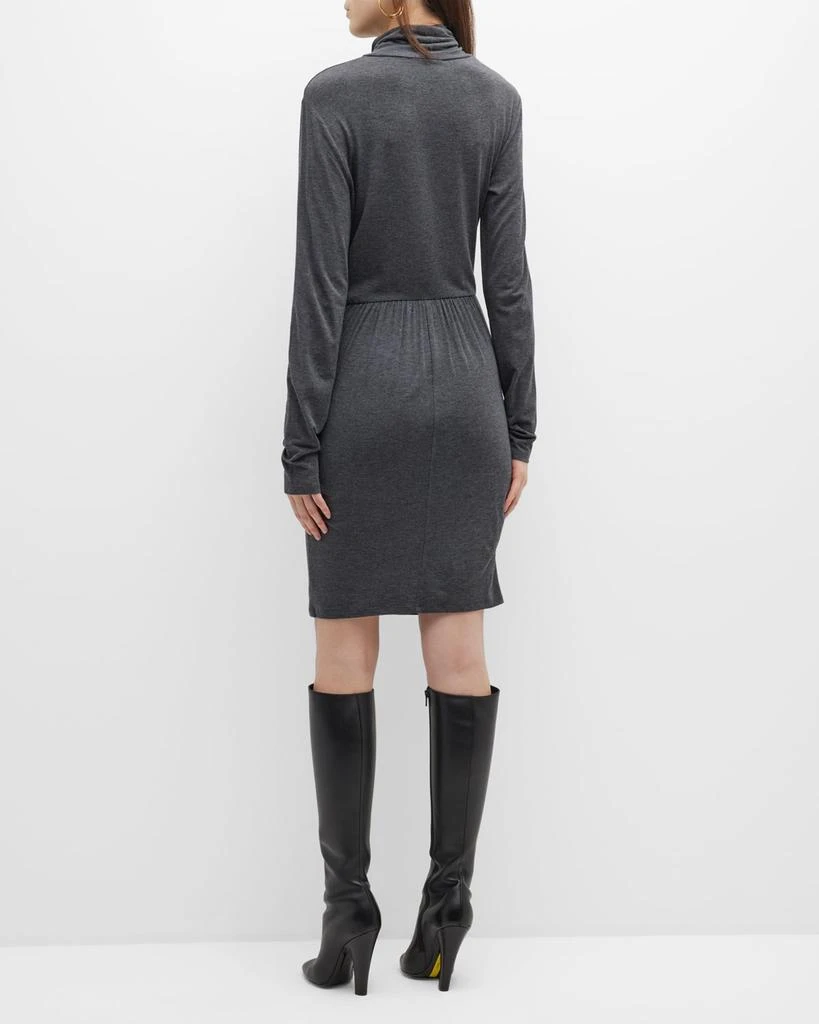 商品Marella|Igloo Ruched Turtleneck Midi Dress,价格¥720,第4张图片详细描述