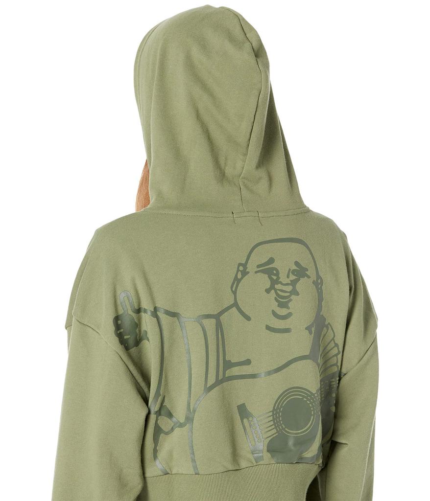 Oversized Buddha Zip Hoodie商品第3张图片规格展示