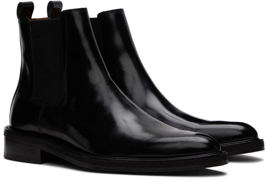 商品AMI|Black Leather Chelsea Boots,价格¥4033,第6张图片详细描述