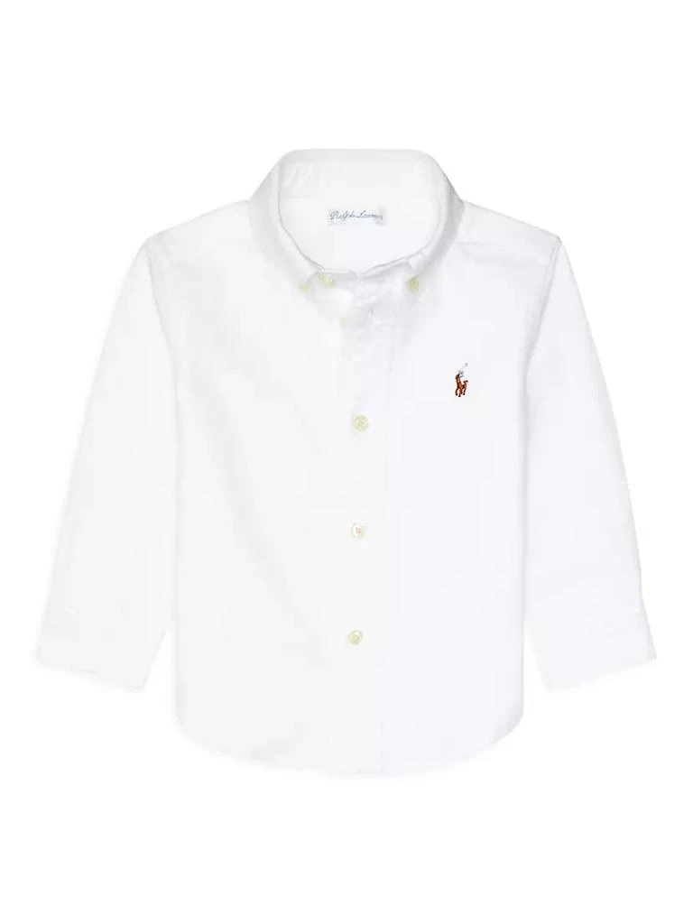 商品Ralph Lauren|Baby Boy's Cotton Oxford Sportshirt,价格¥338,第1张图片