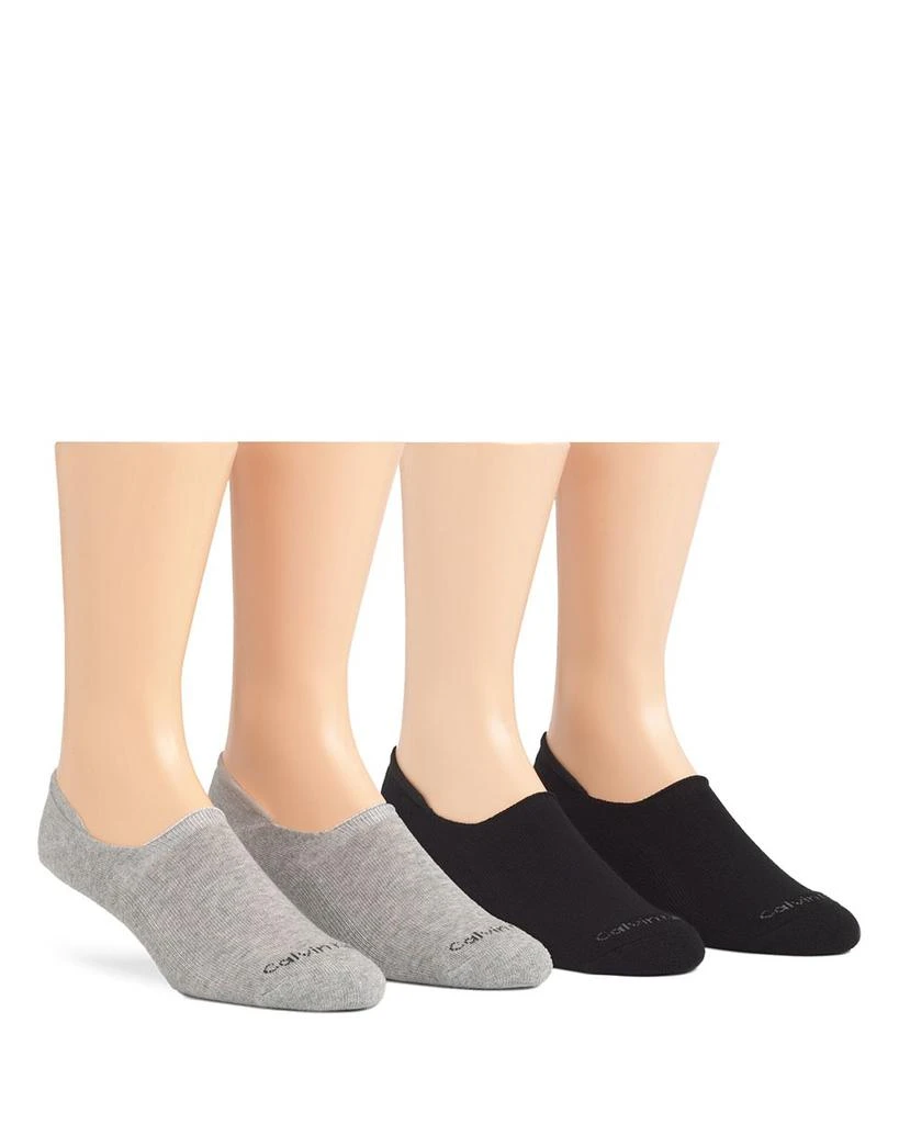 商品Calvin Klein|Ankle Socks, Pack of 4 - 100% Exclusive,价格¥180,第1张图片