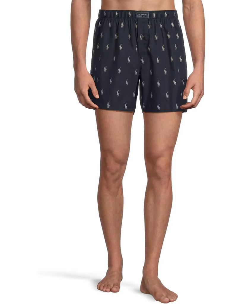 Men's Polo Ralph Lauren All Over Pony Player Woven Boxer image 2