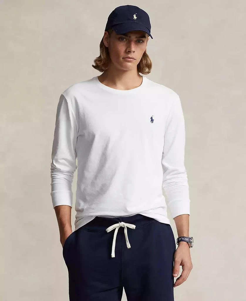 商品Ralph Lauren|Men's Classic-Fit Jersey Long-Sleeve T-Shirt,价格¥337,第1张图片