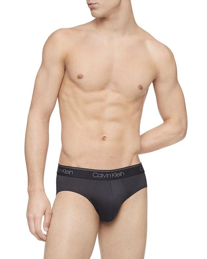 商品Calvin Klein|Micro Stretch Wicking Briefs, Pack of 3,价格¥356,第3张图片详细描述