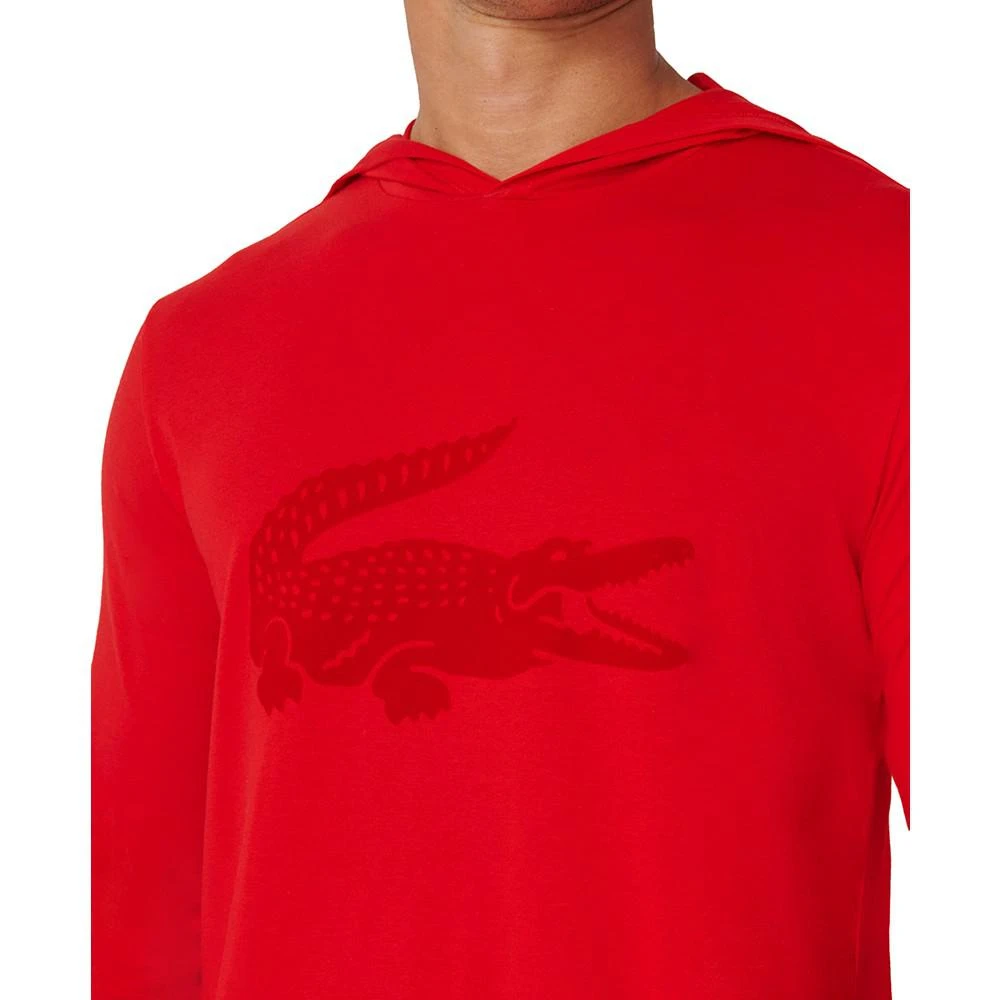 商品Lacoste|Men's Logo Print Hoodie Long-Sleeve T-Shirt,价格¥312,第5张图片详细描述