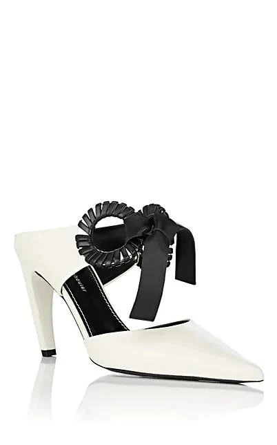 商品Proenza Schouler|Leather Ankle-Tie Mules,价格¥2924,第2张图片详细描述