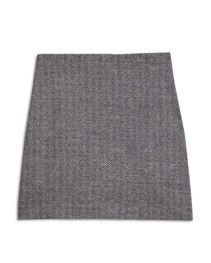 商品Theory|Herringbone Mini Skirt,价格¥550,第5张图片详细描述