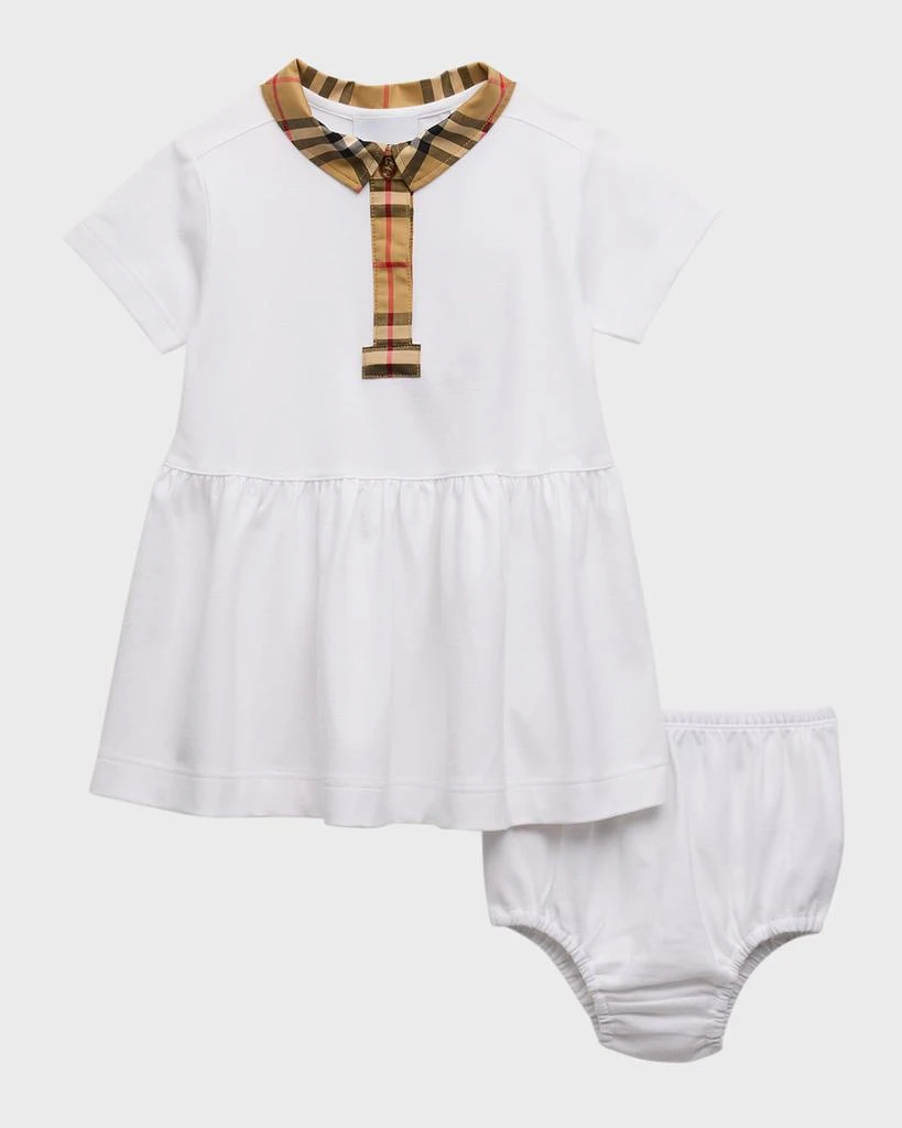 商品Burberry|Girl's Tavi Check-Trim Dress, Size 1M-18M,价格¥2213,第1张图片