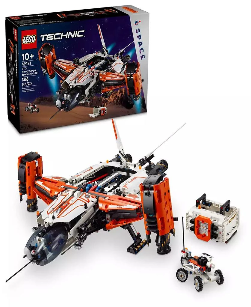 商品LEGO|LEGO Technic VTOL Heavy Cargo Spaceship LT81 Building Toy 42181, 1365 Pieces,价格¥828,第1张图片